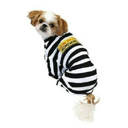 Homework Eater Dog Prisoner Costume Write the Crime Pet Pajamas