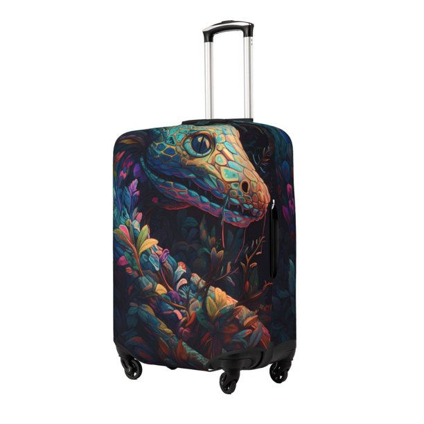 Fotbe Colorful Patterned Snake Funda Protectora para Equipaje, Antirrayones y Resistente a la Suciedad, Compatible con Maletas de 18 a 32 Pulgadas-X-Large