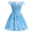 thumbnail image 5 of WIBACKER Toddler Baby Girl Snow Princess Dress with a Bag Kids Girls Ball Gown Fancy Cosplay Costume for Birthday Halloween Christmas Party, 5 of 9