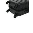 thumbnail image 6 of Wrangler 5-Piece Rolling Hard Side Travel Luggage Set, Black, 6 of 11