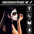 thumbnail image 3 of Joyfy 8 Pcs Halloween Makeup Kit, with Wound Scar Wax,12 Colors Face Paint Palette, Fake Blood for Zombie Vampire Skeleton Cosplay Adult, 3 of 6