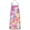 Colorful Tie Dye-1, variant on Colorful Tie Dye Pattern Apron-Garden Aprons for Women with Pockets-Cotton Linen Waterproof Kitchen Cooking Gardening Aprons Adjustable for Kitchen,Cooking,BBQ and Salon 33x27 Inch