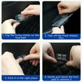 thumbnail image 3 of Happy Date Self-adhesive Invisible Simple Installation Fixing Clip Car Foot Mats Anti-skid Sticker Auto Accessories, 3 of 9