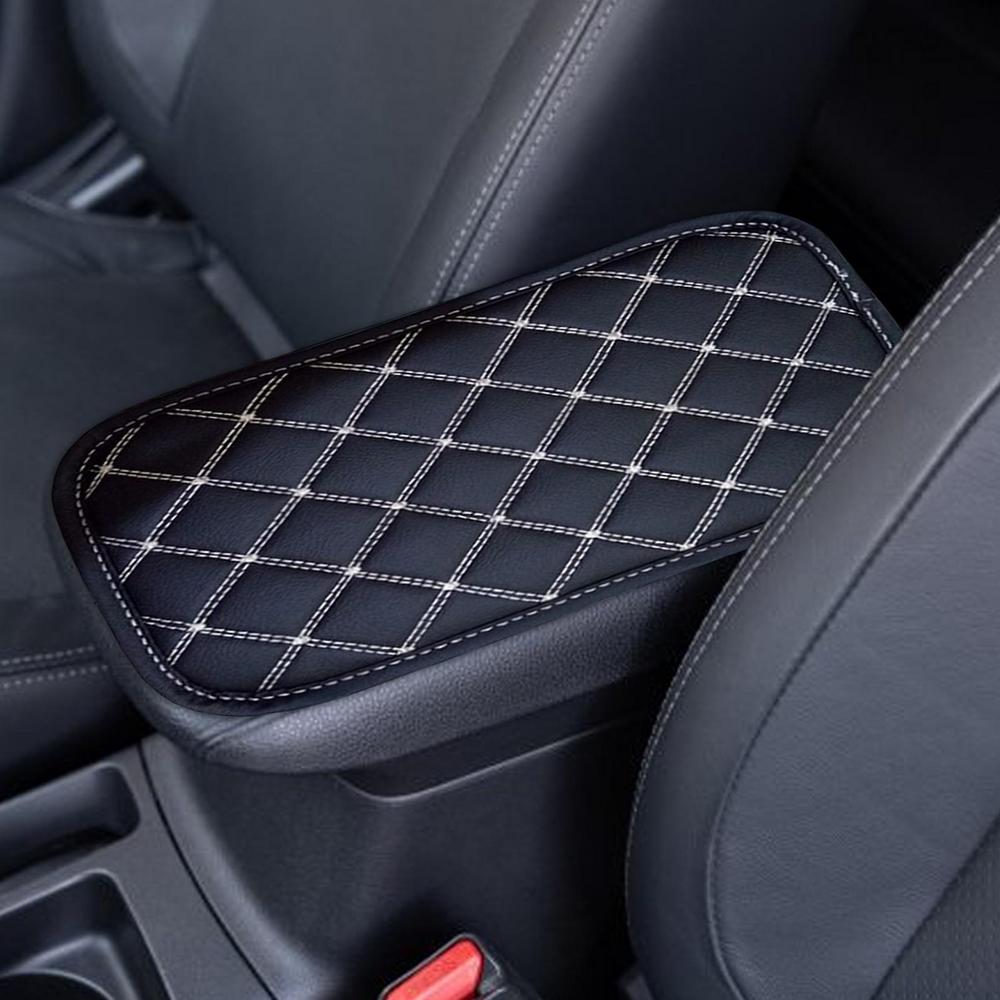 Tohuu Car Center Console Armrest PU Leather Auto Arm Rest Cover Universal Car  Armrest Seat Box Cover Car Interior Accessories Auto Armrest Cover Protector  For Most Vehicle modern
