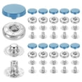 thumbnail image 1 of 20 Set Snap Fasteners, 12mm #633 Zinc Alloy Press Studs Buttons, Lake Blue, 1 of 6