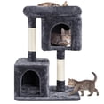 thumbnail image 1 of Cat Tree Tower Yaheetech para gatos de interior con 2 condominios y percha, 1 of 7