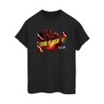 thumbnail image 1 of DC Comics Womens The Flash Pillars Cotton Boyfriend T-Shirt, 1 of 3
