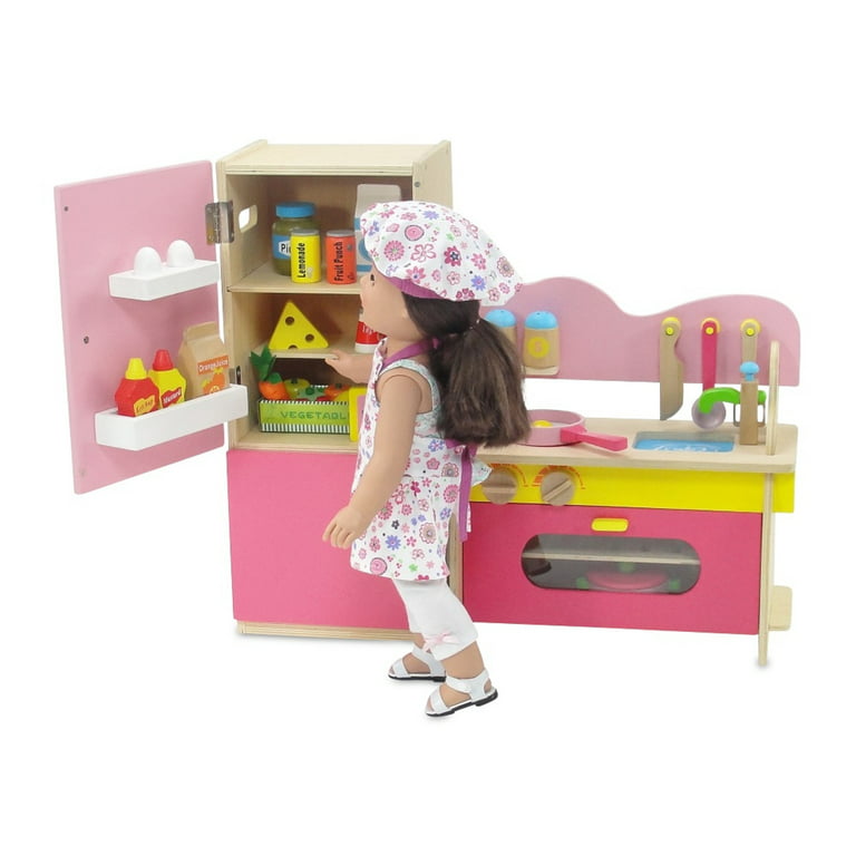 Our Generation Gourmet Red Kitchen w/ Accessories for 18 Dolls