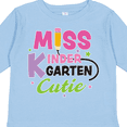 thumbnail image 4 of Inktastic Miss Kindergarten Cutie with Pencil and Stars Girls Long Sleeve Toddler T-Shirt, 4 of 5