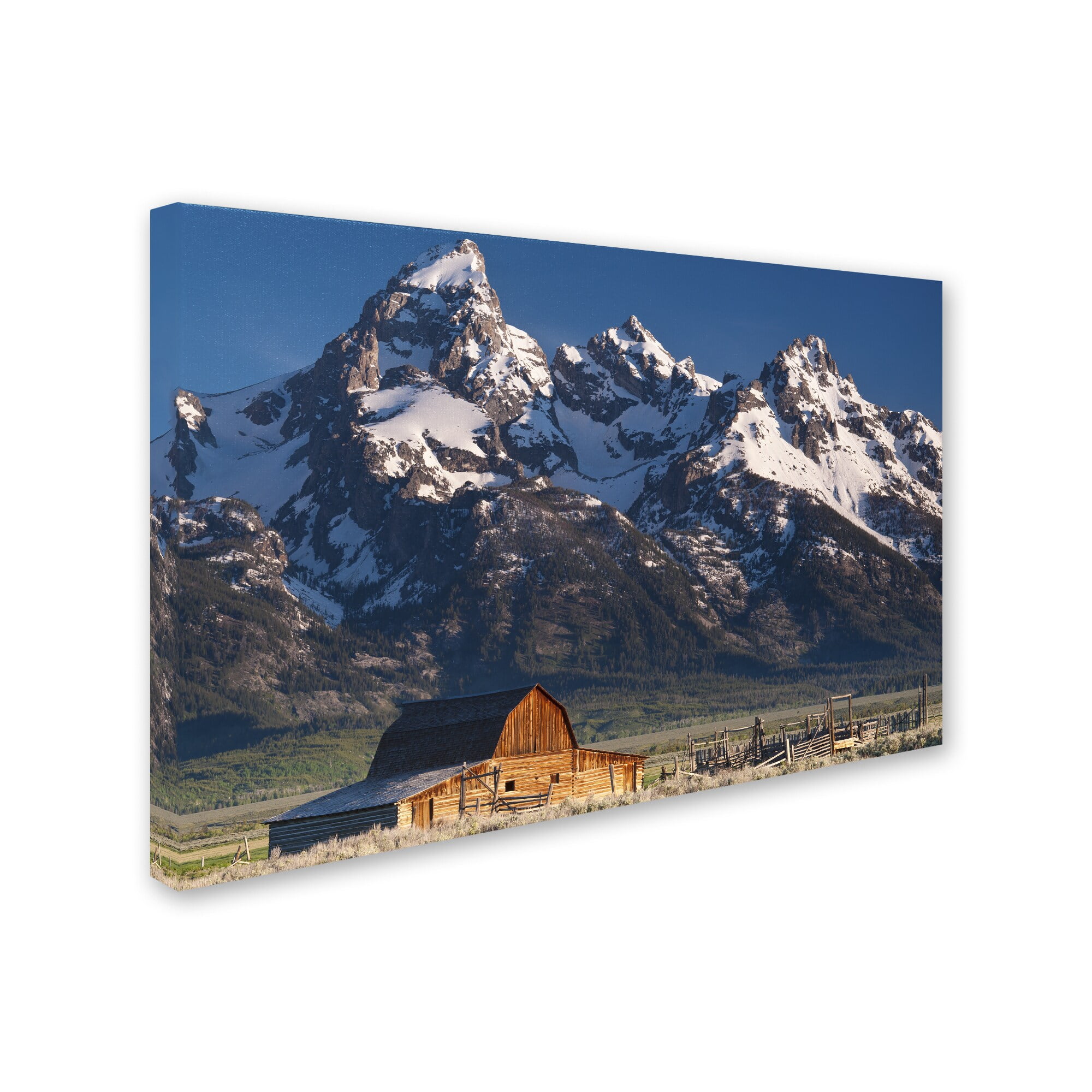 Trademark Fine Art "John Moulton Barn" Canvas Art by Michael Blanchette Photography