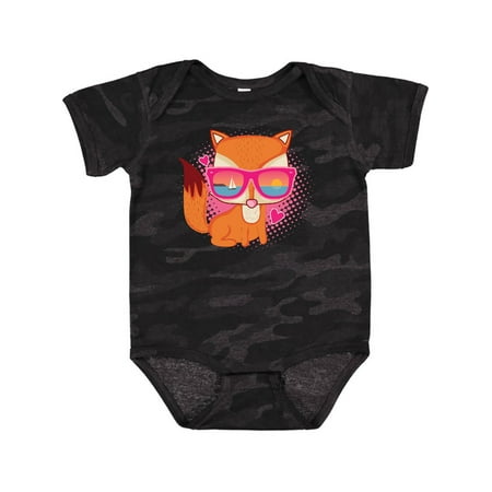 

Inktastic Fox Beach Sunglasses Gift Baby Girl Bodysuit