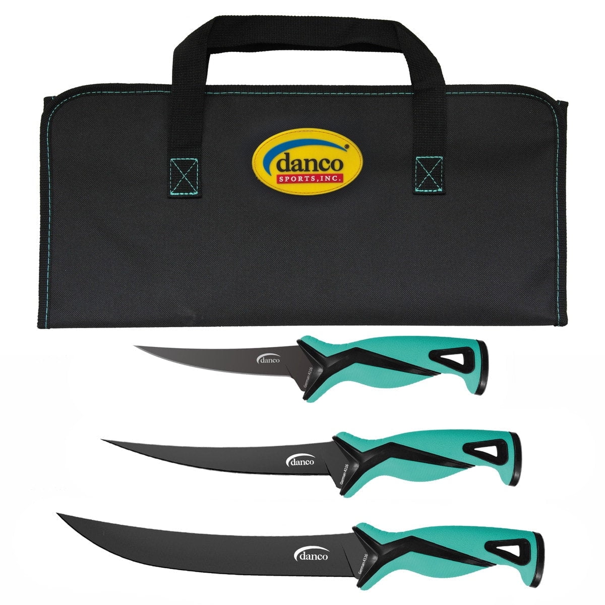 Danco Pro Series 3 Piece Knife Set - Seafoam