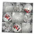 thumbnail image 1 of 9 bolas navideñas surtidas para árbol de Navidad. Plata, 1 of 9