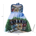 thumbnail image 2 of IH Casa Decor Microfibre Tie Hand Tounle Whimsical Rowhouse - Ensemble De 2, 2 of 2