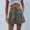 Army Green, variant on Tbopshirt High Waisted Shorts Fashion Women Casual Solid Pocket Button Spring Summer Shorts