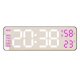 thumbnail image 3 of Reloj despertador LED para dormitorio, reloj de escritorio electrónico con repetición de alarma, pantalla de temperatura de 9 X 1,4 X 3 para niños,, 3 of 9