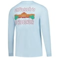 thumbnail image 3 of Men's Image One Light Blue Wisconsin Badgers Frosted Dreams Comfort Colors Long Sleeve T-Shirt, 3 of 3