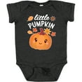 thumbnail image 3 of Inktastic Cute Little Pumpkin with Fall Leaves Boys or Girls Baby Bodysuit, 3 of 5