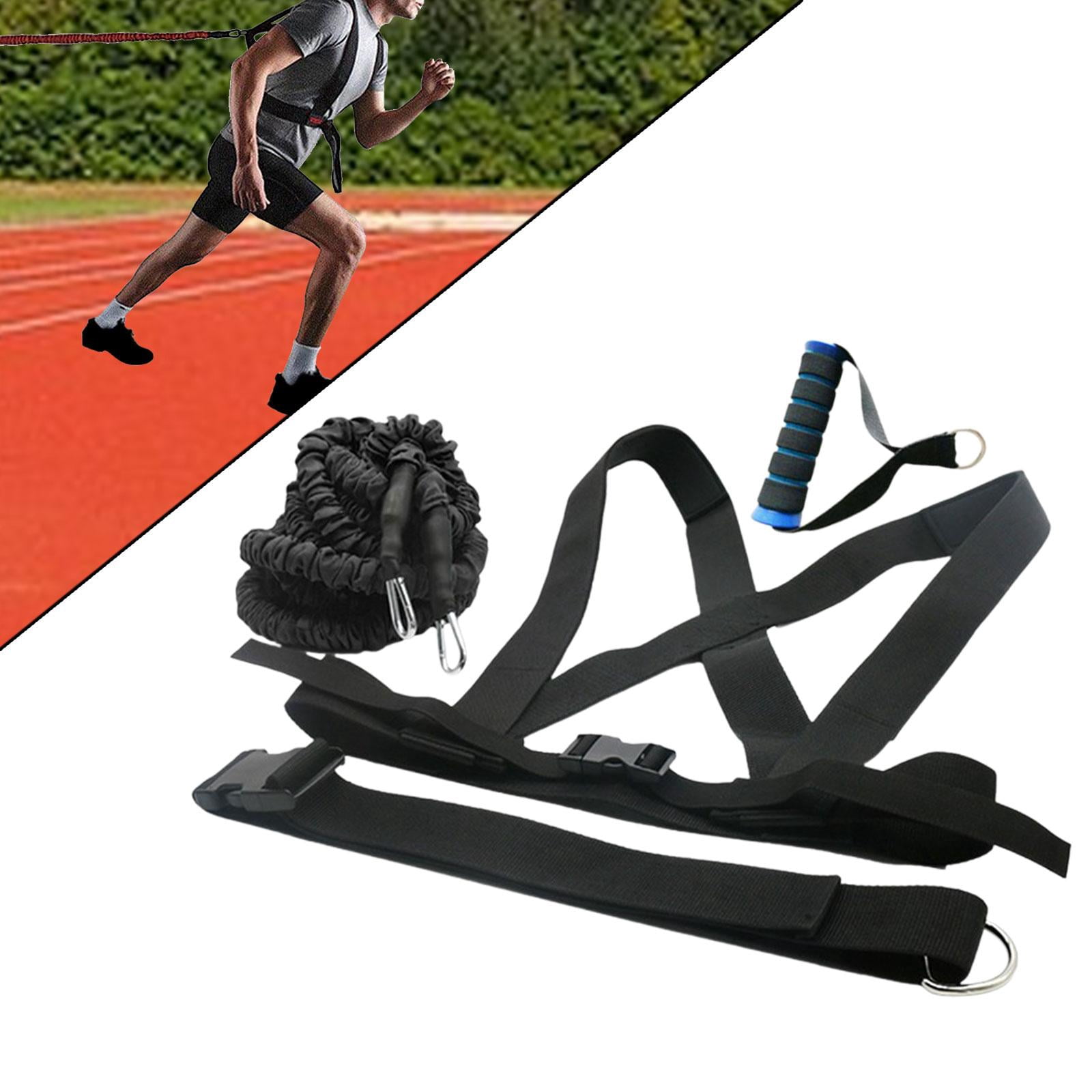 funtasica Resistance Training Stretch Band Kits Improving Speed 50lbs Workout Bands Fitness Gift Resistance Tube Band for Power Agility 50lbs Set D
