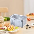 thumbnail image 2 of Fruit Containers for Refrigerator Large Food Storage Container with Removable Colander Alright Fruit Vegetable Storage Saver Container for Fridge, 2 of 6