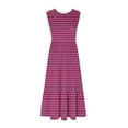 thumbnail image 3 of LOVZFMLL Dresses Women's Round Neck Sleeveless Printed Dress, 3 of 4