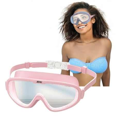 

WEPRO Large Frame Waterproof Anti-fog HD Transparent Comfortable Swimming Glasses