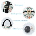 thumbnail image 7 of FORMRS Women's Travel Backpack Purse Anti-Theft Hidden Pockets Casual Shoulder Bag, Green Geometric Pattern, 7 of 7
