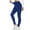 Blue, variant on AHTJRT Women's Buttery Soft Leggings Stretchy Plaid Leggings High Waist Butt Lift Pants Workout Gym Yoga Biker Pants Blue M