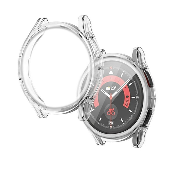 Elegant Choise for Samsung Galaxy Watch 5 Pro/5 40/44mm Full Cover Case Glass Screen Protector