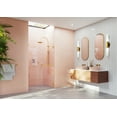 thumbnail image 2 of Glass Warehouse TBWH-37-BN Umbra 78" High X 37" Wide Hinged Frameless Shower Door - Nickel, 2 of 7
