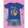 thumbnail image 3 of Vintage Aesthetic Japanese Emoji Graphic Youth's T-shirt, 3 of 4