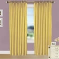 thumbnail image 1 of Elfy Gold Elegant Curtain Panels With Rod Pocket - 2 Pack, 1 of 1