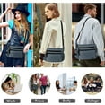 thumbnail image 7 of Crossbody Bag for Women Men Multi-Pocket Shoulder Purse Waterproof Lightweight Casual Travel Satchel Handbag,Grey,319, 7 of 7