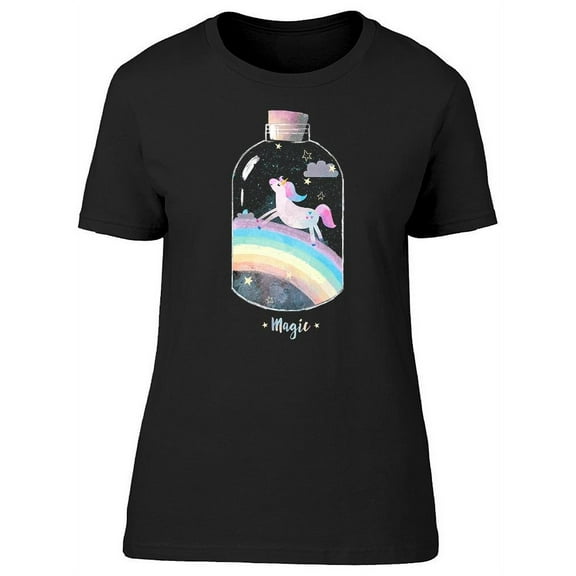 Jumping Unicorn Magic Jar Tee Women's -Image by Shutterstock