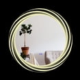 thumbnail image 6 of CHLOE Lighting LUMINOSITY Back Lit Round TouchScreen LED Mirror 3 Color Temperatures 3000K-6000K 30" Wide, 6 of 10