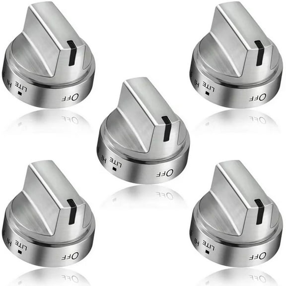 5 Pcs  Gas Stove Knob WB03X24818 for GE Stove PS11729081 AP5989029