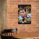 thumbnail image 4 of Scarface - Cuadro colgante de hojalata de hierro para pared, pintura decorativa para pared del hogar, dormitorio, 30 x 20 cm, 4 of 4