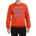 thumbnail image 2 of Wild Bobby, Fighting Cancer And Still Sexy, Breast Cancer Awareness, Unisex Crewneck Graphic Sweatshirt, Orange, X-Large, 2 of 5