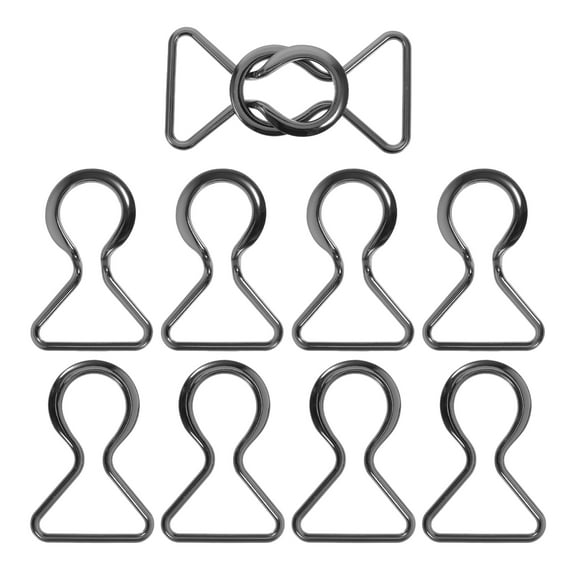 GOOHOCHY 5 Pairs Metal Buckles Decorative Belt Buckle Dress Coats Replacement Diy Bag Decorative Buckle Clothing Accessories
