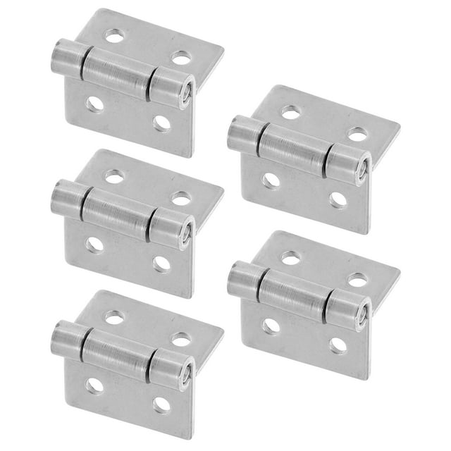 unbranded 2Ud Bisagras Reemplazo Puerta Metálicas Silenciosas Y Resistentes Plata