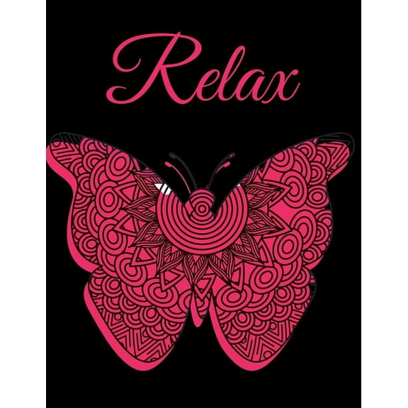 Relax: Coloring Book For Adults Woinderful Relaaxing Activity (Paperback)
