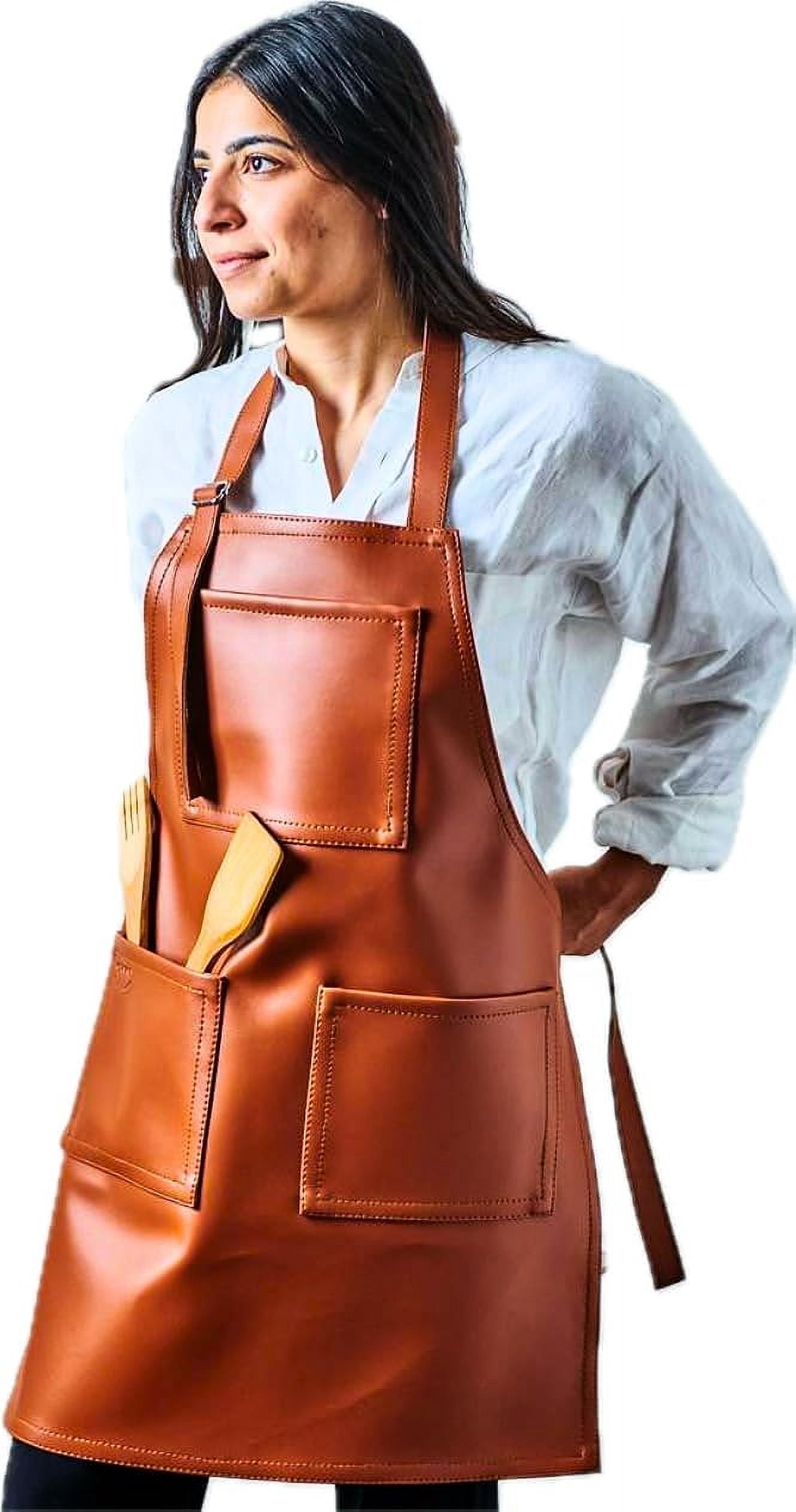 Magalis Premium Synthetic Leather Apron, Exclusively Made in Egypt