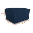 thumbnail image 5 of Covers & All Patio Square Dining Table/Chair set cover - Heavyduty 12 Oz Lawn Outdoor Waterproof Durable Furniture Cover with Air Vents & Drawstring for Snug Fit. (30"H x 70"W x 70"D, Blue), 5 of 7