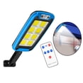thumbnail image 4 of Luces de sensor de movimiento al aire libre Impermeable Luces de valla de pared con energía Luces de noche para exteriores Decoraciones - Azul 240COB 8 rejill Azul 240COB 8 rejilla Sunnimix luz de paisaje al aire libre, 4 of 8