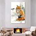 thumbnail image 2 of Elephant Stock Fox And Friend Wall Art - Vertical Multi Panel Canvas - Living Room Wall Decor - Animal Multi Panel - White And Orange Decor By Carol Robinson - 48" x 74", 2 of 8