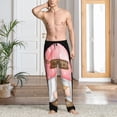 thumbnail image 2 of Kdxio Coffee Gnome (1) Pattern Men's Pajama Pants, Elastic Waist with Drawstring and Pockets, Comfortable Loungewear-Medium, 2 of 6