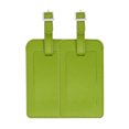 thumbnail image 1 of Etiqueta de equipaje de viaje de cuero PU, maleta, mochila, nombre, dirección, ID, etiqueta de mensaje, verde limón, 2 piezas, 1 of 5