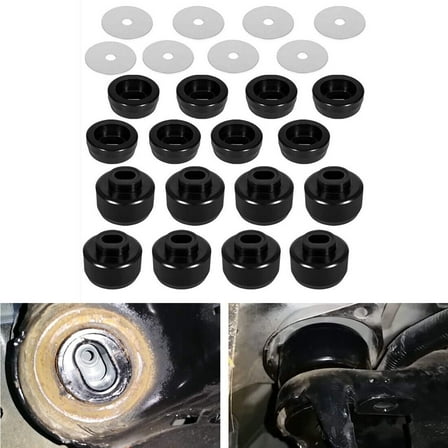 For 99-14 Chevy Silverado GMC Sierra Cab Mount Bushing Kit 16pc Replace 7-141