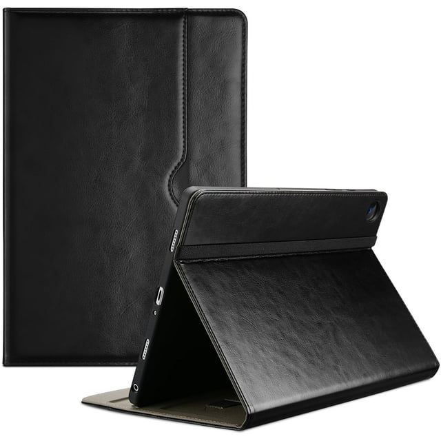 Funda para tableta ProCase Galaxy Tab A9 Plus de piel sintética de 11 pulgadas, color negro