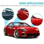 Leke 10ft Clear Strip Car Door Edge Trim Molding Rubber Guard Scratch Protector Decor